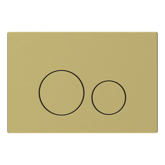 Atrium przycisk spłukujący okrągły brush gold 023G - Atrium24.pl
